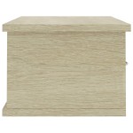 vidaXL Raft de perete cu sertare, stejar sonoma, 60x26x18,5 cm vidaXL Raft de perete cu sertare, stejar sonoma, 60x26x18,5 cm
