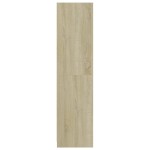 vidaXL Șifonier cu sertare stejar sonoma, 50x50x200 cm, lemn prelucrat