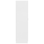 vidaXL Șifonier, alb, 80x52x180 cm, lemn prelucrat vidaXL Șifonier, alb, 80x52x180 cm, lemn prelucrat