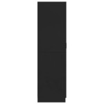 vidaXL Șifonier, negru, 80x52x180 cm, lemn prelucrat