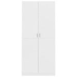 vidaXL Șifonier, alb, 90x52x200 cm, lemn prelucrat