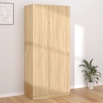 vidaXL Șifonier, culoare stejar sonoma, 90x52x200 cm, lemn prelucrat vidaXL Șifonier, culoare stejar sonoma, 90x52x200 cm, lemn prelucrat