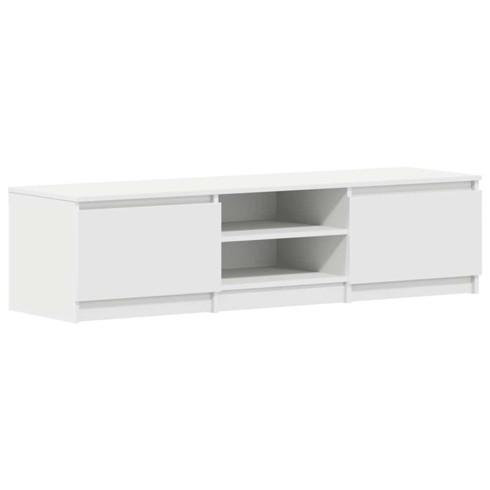 vidaXL Dulap TV, alb, 140x40x35,5 cm, lemn prelucrat