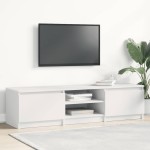 vidaXL Dulap TV, alb, 140x40x35,5 cm, lemn prelucrat vidaXL Dulap TV, alb, 140x40x35,5 cm, lemn prelucrat