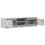 vidaXL Dulap TV, gri beton, 140x40x35,5 cm, lemn prelucrat