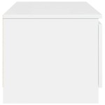 vidaXL Dulap TV, alb extralucios, 140x40x35,5 cm, lemn prelucrat vidaXL Dulap TV, alb extralucios, 140x40x35,5 cm, lemn prelucrat