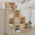 vidaXL Bibliotecă/Separator stejar sonoma 155x24x160 cm lemn prelucrat vidaXL Bibliotecă/Separator stejar sonoma 155x24x160 cm lemn prelucrat