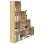 vidaXL Bibliotecă/Separator stejar sonoma 155x24x160 cm lemn prelucrat vidaXL Bibliotecă/Separator stejar sonoma 155x24x160 cm lemn prelucrat