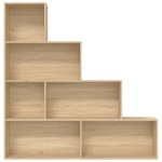 vidaXL Bibliotecă/Separator stejar sonoma 155x24x160 cm lemn prelucrat vidaXL Bibliotecă/Separator stejar sonoma 155x24x160 cm lemn prelucrat
