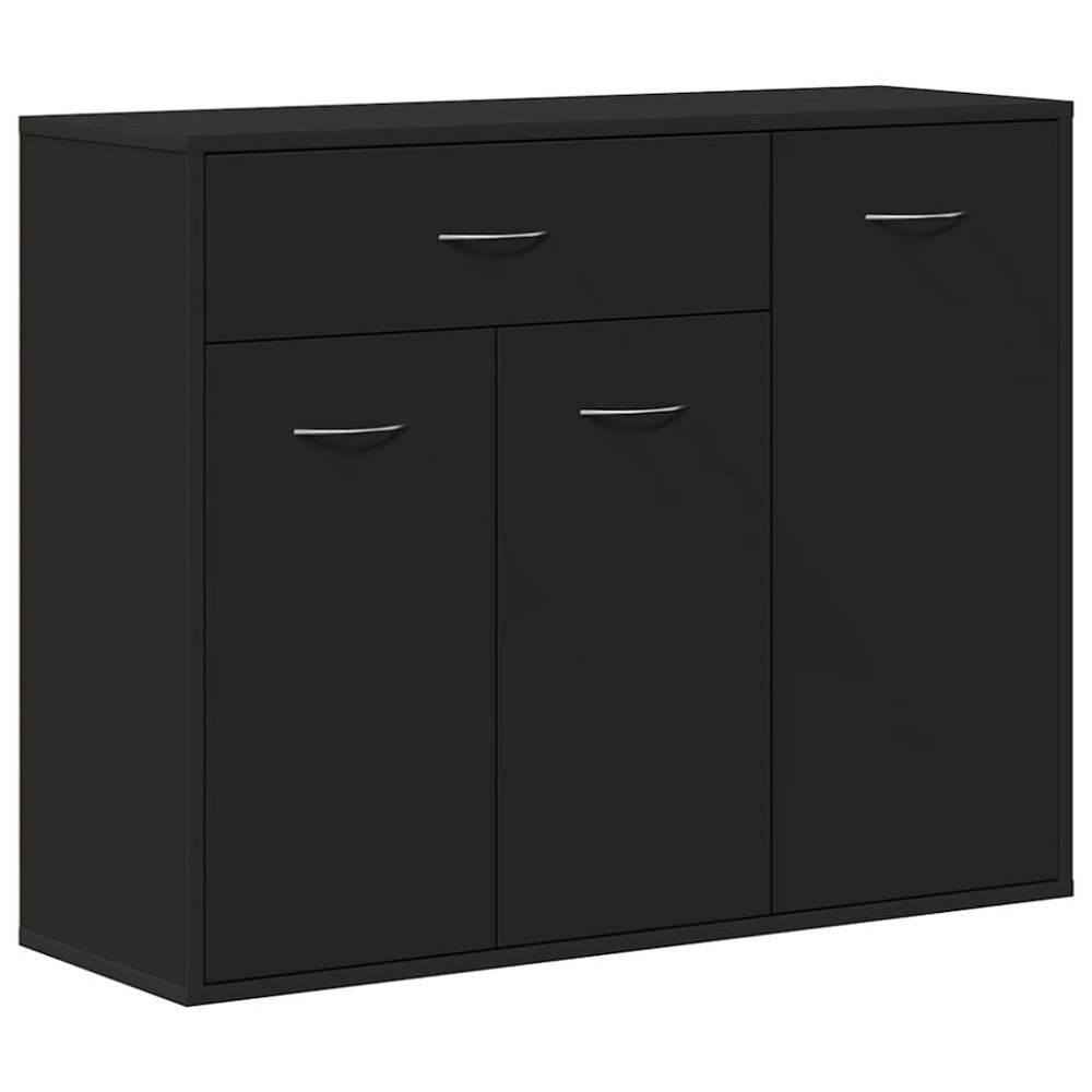 vidaXL Dulap, negru, 88 x 30 x 70 cm, lemn prelucrat