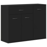 vidaXL Dulap, negru, 88 x 30 x 70 cm, lemn prelucrat