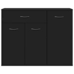 vidaXL Dulap, negru, 88 x 30 x 70 cm, lemn prelucrat