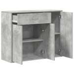 vidaXL Dulap, gri beton, 88 x 30 x 70 cm, lemn prelucrat