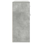 vidaXL Dulap, gri beton, 88 x 30 x 70 cm, lemn prelucrat