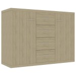 vidaXL Dulap, stejar Sonoma, 88 x 30 x 65 cm, lemn prelucrat