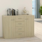 vidaXL Dulap, stejar Sonoma, 88 x 30 x 65 cm, lemn prelucrat