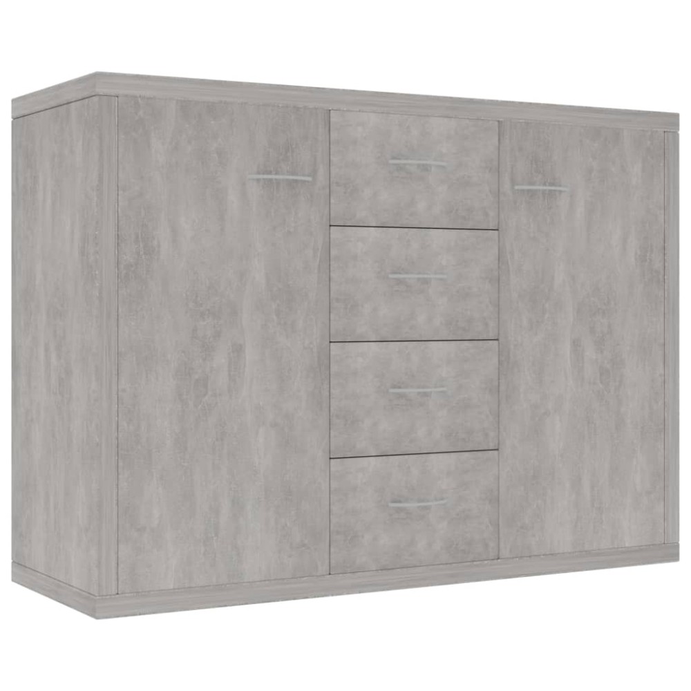 vidaXL Dulap, gri beton, 88x30x65 cm, lemn prelucrat