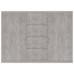 vidaXL Dulap, gri beton, 88x30x65 cm, lemn prelucrat