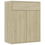 vidaXL Dulap, stejar Sonoma, 60 x 30 x 75 cm, lemn prelucrat
