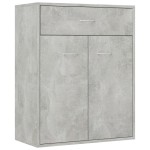 vidaXL Dulap, gri beton, 60x30x75 cm, lemn prelucrat vidaXL Dulap, gri beton, 60x30x75 cm, lemn prelucrat