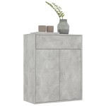 vidaXL Dulap, gri beton, 60x30x75 cm, lemn prelucrat vidaXL Dulap, gri beton, 60x30x75 cm, lemn prelucrat