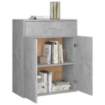 vidaXL Dulap, gri beton, 60x30x75 cm, lemn prelucrat vidaXL Dulap, gri beton, 60x30x75 cm, lemn prelucrat