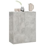 vidaXL Dulap, gri beton, 60x30x75 cm, lemn prelucrat