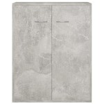 vidaXL Dulap, gri beton, 60x30x75 cm, lemn prelucrat