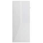 vidaXL Dulap, alb extralucios, 60x30x75 cm, lemn prelucrat