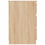 vidaXL Birou de scris, stejar sonoma, 140x50x77 cm, lemn prelucrat