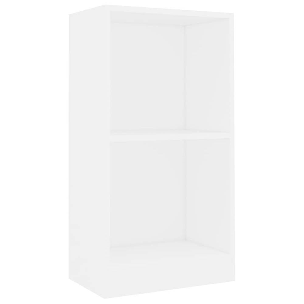 vidaXL Bibliotecă, alb, 40x24x75 cm, lemn prelucrat