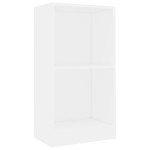 vidaXL Bibliotecă, alb, 40x24x75 cm, lemn prelucrat vidaXL Bibliotecă, alb, 40x24x75 cm, lemn prelucrat