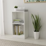 vidaXL Bibliotecă, alb, 40x24x75 cm, lemn prelucrat vidaXL Bibliotecă, alb, 40x24x75 cm, lemn prelucrat