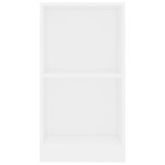 vidaXL Bibliotecă, alb, 40x24x75 cm, lemn prelucrat vidaXL Bibliotecă, alb, 40x24x75 cm, lemn prelucrat