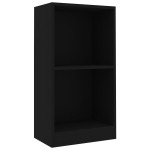 vidaXL Bibliotecă, negru, 40x24x75 cm, lemn prelucrat vidaXL Bibliotecă, negru, 40x24x75 cm, lemn prelucrat