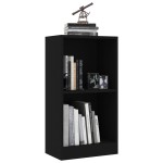 vidaXL Bibliotecă, negru, 40x24x75 cm, lemn prelucrat vidaXL Bibliotecă, negru, 40x24x75 cm, lemn prelucrat