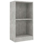 vidaXL Bibliotecă, gri beton, 40x24x75 cm, lemn prelucrat vidaXL Bibliotecă, gri beton, 40x24x75 cm, lemn prelucrat