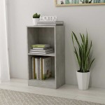 vidaXL Bibliotecă, gri beton, 40x24x75 cm, lemn prelucrat vidaXL Bibliotecă, gri beton, 40x24x75 cm, lemn prelucrat