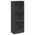 vidaXL Bibliotecă cu 3 rafturi, alb, 40x24x109 cm, lemn compozit