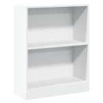 vidaXL Bibliotecă, alb, 60x24x76 cm, lemn compozit vidaXL Bibliotecă, alb, 60x24x76 cm, lemn compozit