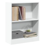 vidaXL Bibliotecă, alb, 60x24x76 cm, lemn compozit vidaXL Bibliotecă, alb, 60x24x76 cm, lemn compozit