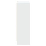 vidaXL Bibliotecă, alb, 60x24x76 cm, lemn compozit vidaXL Bibliotecă, alb, 60x24x76 cm, lemn compozit