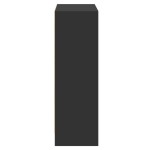 vidaXL Bibliotecă, negru, 60x24x76 cm, lemn compozit vidaXL Bibliotecă, negru, 60x24x76 cm, lemn compozit