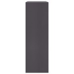 vidaXL Bibliotecă, gri, 60x24x76 cm, lemn compozit vidaXL Bibliotecă, gri, 60x24x76 cm, lemn compozit