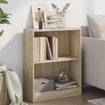 vidaXL Bibliotecă, stejar sonoma, 60x24x76 cm, lemn compozit vidaXL Bibliotecă, stejar sonoma, 60x24x76 cm, lemn compozit