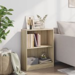 vidaXL Bibliotecă, stejar sonoma, 60x24x76 cm, lemn compozit vidaXL Bibliotecă, stejar sonoma, 60x24x76 cm, lemn compozit
