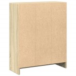 vidaXL Bibliotecă, stejar sonoma, 60x24x76 cm, lemn compozit vidaXL Bibliotecă, stejar sonoma, 60x24x76 cm, lemn compozit