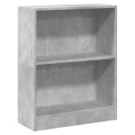 vidaXL Bibliotecă, gri beton, 60x24x76 cm, lemn compozit vidaXL Bibliotecă, gri beton, 60x24x76 cm, lemn compozit