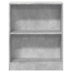 vidaXL Bibliotecă, gri beton, 60x24x76 cm, lemn compozit vidaXL Bibliotecă, gri beton, 60x24x76 cm, lemn compozit