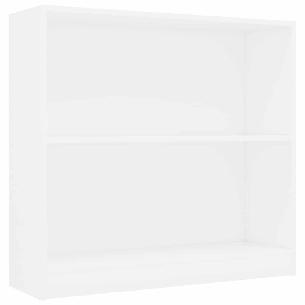 vidaXL Bibliotecă, alb, 80x24x75 cm, lemn prelucrat